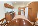 Bright kitchen with stainless steel appliances, granite counters, and ample cabinet space at 9348 Villa Entrada, New Port Richey, FL 34655