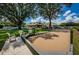 Enjoy a game of bocce ball at this well-maintained court near the community center at 9636 Brookdale Dr, New Port Richey, FL 34655