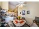 Sunlit breakfast nook with a dining table, perfect for enjoying morning coffee and meals at 9636 Brookdale Dr, New Port Richey, FL 34655