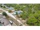 This home sits back from the road and is surrounded by mature trees at 11379 Flower Ave, Weeki Wachee, FL 34613