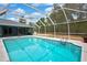 Inviting screened-in pool offering a relaxing outdoor retreat and clear blue water for recreation at 11379 Flower Ave, Weeki Wachee, FL 34613