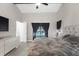 Main bedroom with access to the pool area at 1156 Battersea Ave, Spring Hill, FL 34609