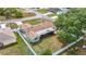 Aerial view of home featuring a large backyard at 12087 Tallwood St, Spring Hill, FL 34608