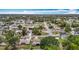 A quiet neighborhood street lined with mature trees and single Gathering homes on large lots at 12087 Tallwood St, Spring Hill, FL 34608