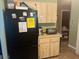 Practical kitchen layout with stainless steel refrigerator and appliances at 1332 Inca Ave, Spring Hill, FL 34608