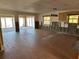 Spacious open floor plan with partially exposed framing, awaiting remodeling and design at 13811 Michelle Ave, Hudson, FL 34667