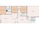 Detailed floor plan showcasing the layout of the home's bedrooms, bathrooms, and living spaces at 30839 Penny Surf Loop, Wesley Chapel, FL 33545