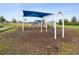 Community playground with shade, slides and swings, perfect for recreation and Gathering fun at 30839 Penny Surf Loop, Wesley Chapel, FL 33545
