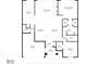 Detailed floor plan showcasing layout of rooms including primary bedroom and Gathering room at 3160 Whispering Pines Ct, Spring Hill, FL 34606