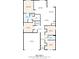 Detailed floor plan showing the layout of the home, including room dimensions at 4004 Autumn Amber Dr, Spring Hill, FL 34609