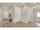Spacious hallway with ceramic tile, recessed lighting, and multiple doorways adding functional space at 4004 Autumn Amber Dr, Spring Hill, FL 34609