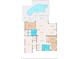 Detailed floor plan shows layout with a pool, screened porch, primary bedroom, Gathering room and kitchen at 4503 Jacona Dr, Hernando Beach, FL 34607