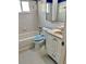 Bathroom with a tub and vanity at 4653 Cambridge Ave # 4653, New Port Richey, FL 34652