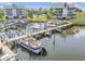 Picturesque boat docks and slips with well-maintained walkways, perfect for boating enthusiasts at 5537 Sea Forest Dr # 301, New Port Richey, FL 34652