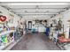 Spacious garage with room for storage, laundry and work space at 6422 Tralee Ave, New Port Richey, FL 34653