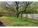 Fenced in backyard with trees and grass at 6475 Laurel Oak Dr, Spring Hill, FL 34607
