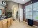 Beautiful kitchen featuring stainless steel appliances and a view of the entry at 6821 Breezy Palm Dr, Riverview, FL 33578