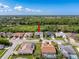 Aerial view of a neighborhood featuring well-maintained homes at 8606 Coral Creek Loop, Hudson, FL 34667