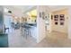 Breakfast bar area offering lots of seating and ample counter space perfect for entertaining at 8606 Coral Creek Loop, Hudson, FL 34667