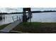 A lake boat ramp with a walking pier and visible posted signage at 00 Purdue St, New Port Richey, FL 34654