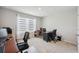 Office with carpet and two desks at 12214 Grizzly Ln, New Port Richey, FL 34654