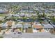 Expansive aerial view of a waterfront community with canals and well-maintained homes at 13700 Allyn Dr, Hudson, FL 34667