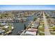 Waterfront homes line canals, offering stunning views and convenient boat access to the open water at 4400 Floramar Ter, New Port Richey, FL 34652