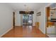 Inviting dining space with backyard access and a chandelier at 512 Winding Willow Dr, Palm Harbor, FL 34683