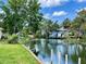 Scenic waterfront view featuring lush greenery and a peaceful canal at 6045 Colony Cir, Weeki Wachee, FL 34607