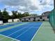 Well-maintained tennis courts for residents to enjoy recreational play, set against a backdrop of lush foliage at 6527 Spring Flower Dr # 24, New Port Richey, FL 34653