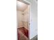 Walk-in closet with shelving, carpeting, and ample storage space at 6710 Hickorywood Ln # 1B, New Port Richey, FL 34653
