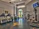A modern fitness center provides residents with treadmills, bikes, and weight training machines at 700 S Harbour Island Blvd # 413, Tampa, FL 33602