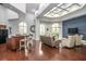 Spacious clubroom with coffered ceilings, a kitchenette, and elegant seating is great for residents at 700 S Harbour Island Blvd # 413, Tampa, FL 33602