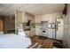 Cozy kitchen with ample cabinet space and laminate flooring at 846 Oakwood Dr, Tarpon Springs, FL 34689