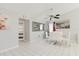 Dining area with bright tiled floors and decorative accents at 9301 Tournament Dr, Hudson, FL 34667