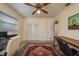 Bright home office featuring large desk, large windows, and natural lighting at 37623 Florida Ave, Dade City, FL 33525