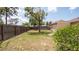 A fenced backyard providing privacy and security at 5092 Roble Ave, Spring Hill, FL 34608
