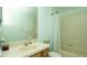 Bathroom featuring a shower/tub and single sink vanity at 5092 Roble Ave, Spring Hill, FL 34608