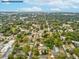 An aerial view showing the home's proximity to the gulf coast and surrounding area at 6329 Alaska Ave, New Port Richey, FL 34653