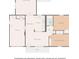 Detailed floor plan showcasing layout including kitchen, bedrooms, living spaces and garage at 6329 Alaska Ave, New Port Richey, FL 34653