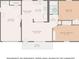 Detailed floor plan showcasing the layout of the home, including the living room, kitchen, bedrooms, and porch at 6329 Alaska Ave, New Port Richey, FL 34653