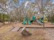 The neighborhood playground boasts climbing structures, slides, and seating in the James E. Grey Preserve at 6329 Alaska Ave, New Port Richey, FL 34653
