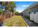 Cozy backyard space with a wooden fence and lush greenery, a private outdoor retreat at 7230 17Th N Ln, St Petersburg, FL 33702