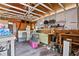 Unfinished shed interior ready for your customizations at 7230 17Th N Ln, St Petersburg, FL 33702