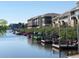 A waterfront condo featuring dock access for boats and an array of beautiful landscaping at 8211 Brent St # 837, Port Richey, FL 34668