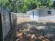 Spacious fenced backyard perfect for outdoor activities and privacy at 825 Lincoln Ave, Tarpon Springs, FL 34689