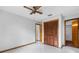 Bedroom with closet and access to the bathroom at 8466 Eldridge Rd, Spring Hill, FL 34608