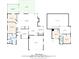 Detailed floor plan illustrating the home's layout, including room dimensions and square footage calculations at 10423 Ashley Oaks Dr, Riverview, FL 33578