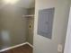 Laundry room with connections and upper shelf at 12119 Sunny Glen Ln # G2, Hudson, FL 34669