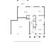 Main floor plan featuring a kitchen, living room, dining room, Gathering room, garage, and covered porch at 13619 Hunters Point St, Spring Hill, FL 34609